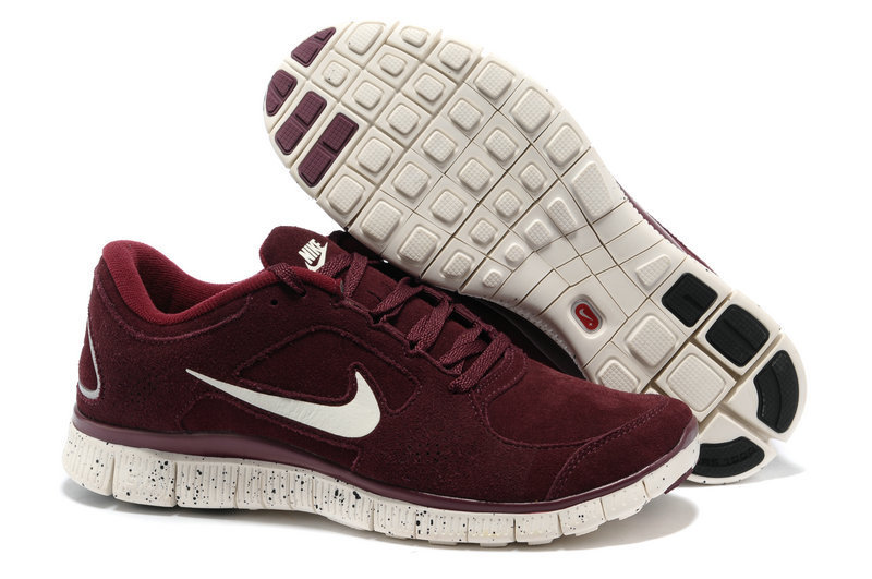 maroon and black nike shoes